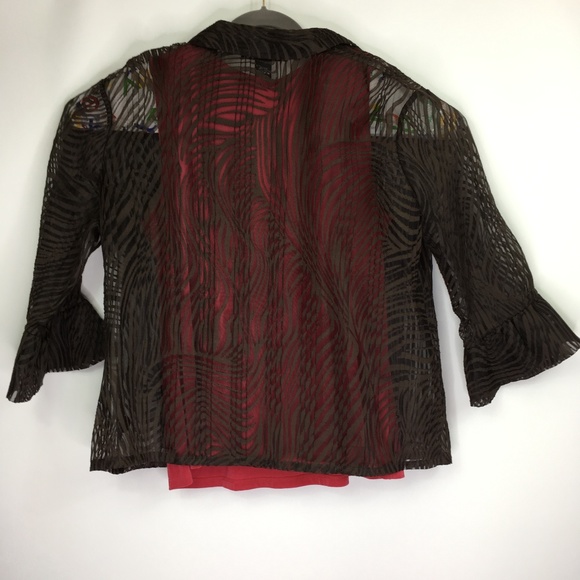 Citiknit 2 Piece Top Bell Sleeve Size Large - Picture 5 of 6